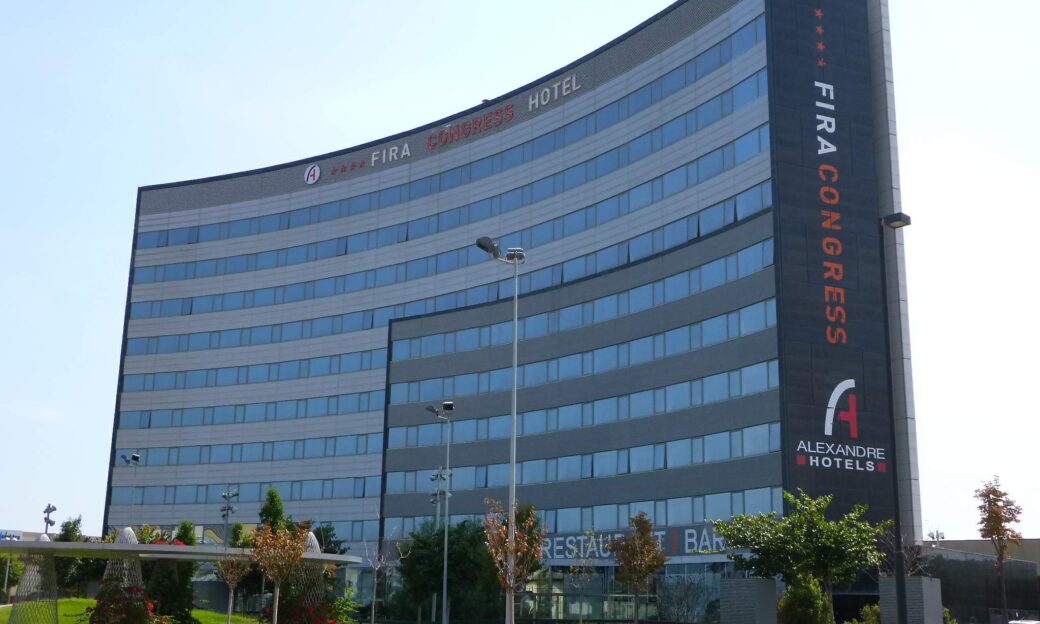 The hotel Fira congress building